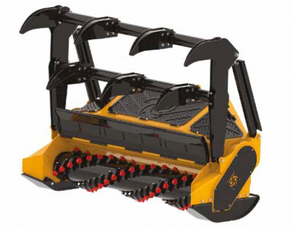 Femac X10DF180 Forstmulcher Traktor Forstmulcher mit Drückevorrichtung für Schlepper von 130-280PS