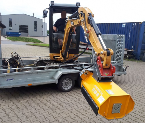 Femac T1 60 REV , T160REV Mulcher Schlegelmulcher für Minibagger 1,2 - 2,0 To