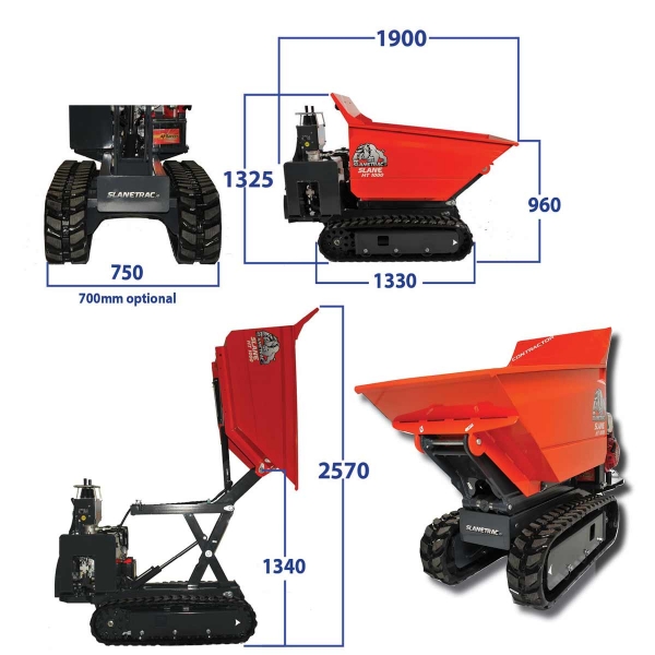 Slanetrac HT1000C Kettendumper